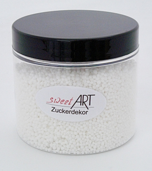 Zuckerperlen Mini Weiß 140 g bei sweetART-01